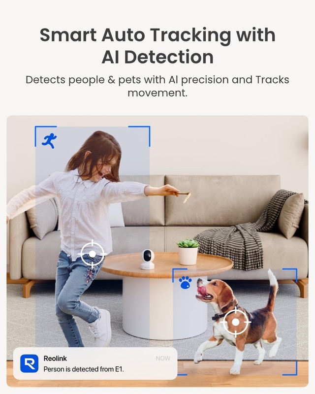Plug-In WiFi 6 Security Camera: 360-Degree Coverage with Cry Detection Alerts gallery