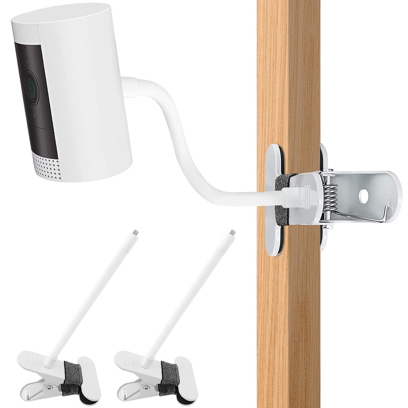 2Pack Flexible Clamp Long Gooseneck Arm Mounting Bracket No Tools