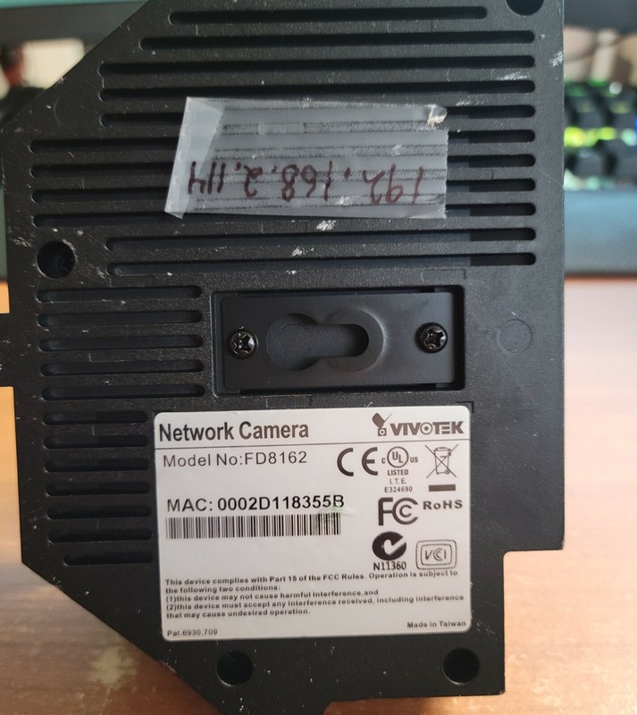 Vivotek 2MP Fixed Dome Network Security Camera CCTV (Model: FD8162) gallery