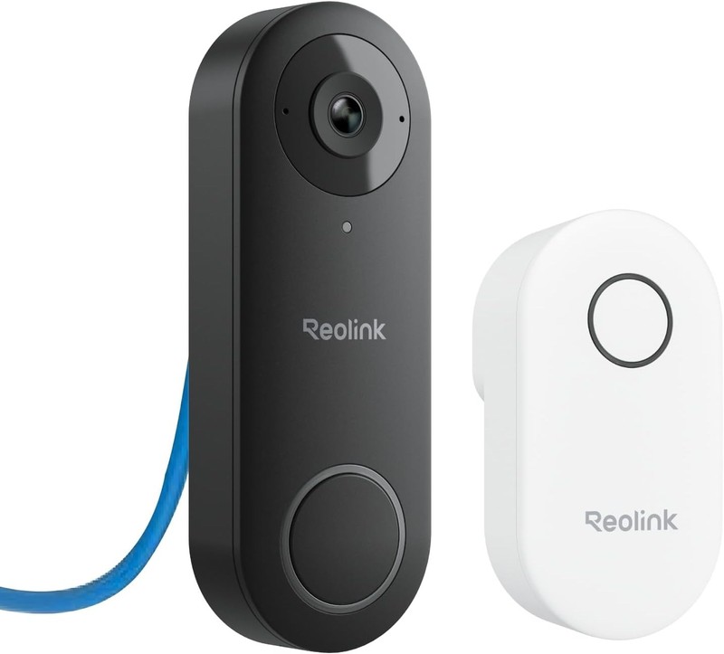 PoE Video Doorbell 2K Security Camera Outdoor