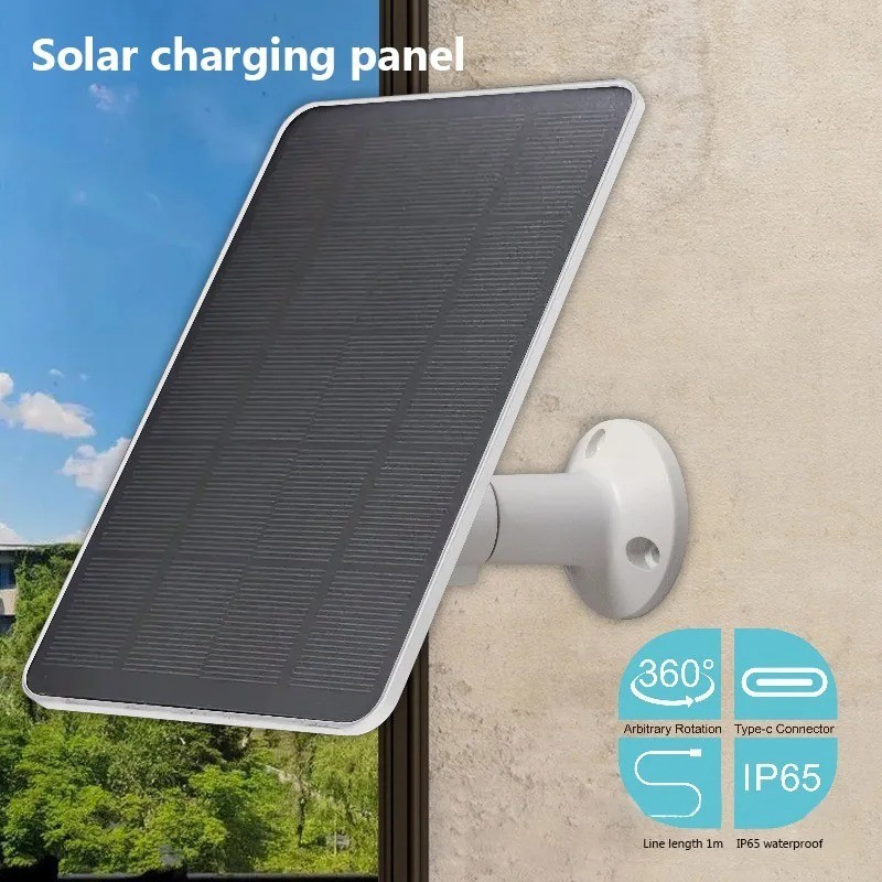 Solar Panel 10W 5V Charging Panel Doorbell Surveillance Camera Low Consumption S gallery