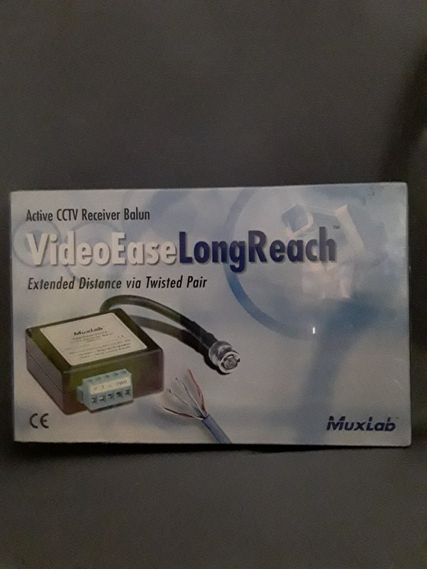 MUXLAB 500015 VIDEOEASE LONGREACH Active CCTV Receiver Balun Signal Extender New