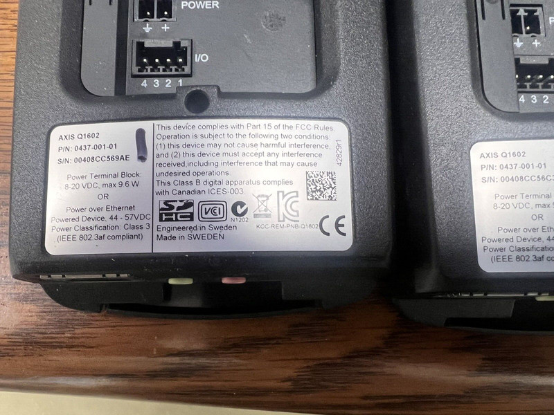 Axis Q1602 IP Network Surveillance Network Camera | gallery