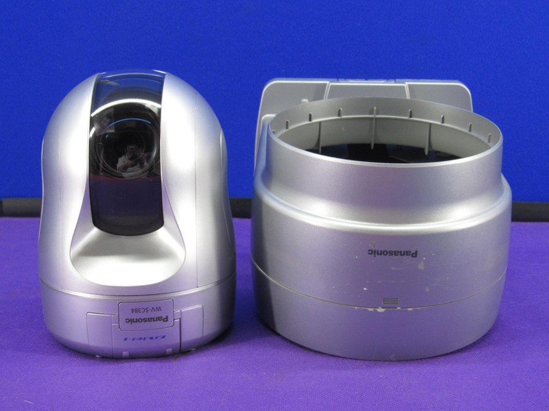 Panasonic WV-SC384 IP POE/12v PTZ Ceiling Mount Security Camera w/ Wall Mount