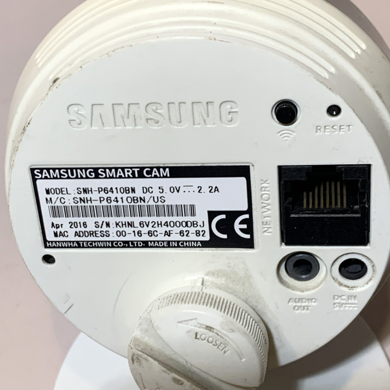 QTY 2 SAMSUNG SNH-P6410BN SMARTCAM HD PRO 1080P HD WIFI HOME SECURITY CAMERA $18 gallery