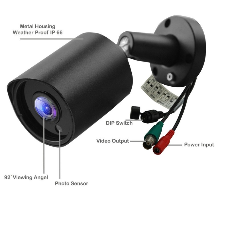 InstallerCCTV HD Analog Bullet Camera 4in1 Infrared Night Vision 2MP Waterproof gallery