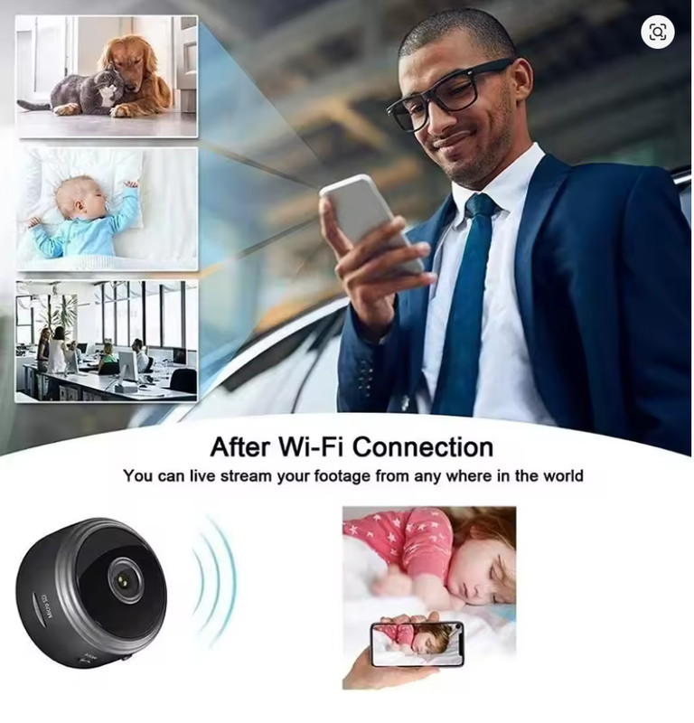 A9 WiFi Mini Camera Wireless Smart Home Security Camera Night Vision gallery