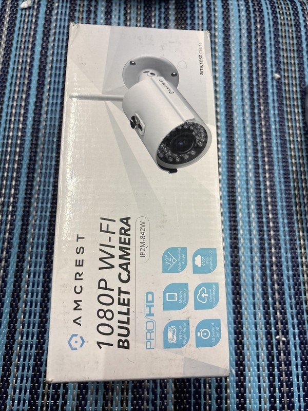 AMCREST 1080P WiFi Bulle Camera - IP2M-842W gallery