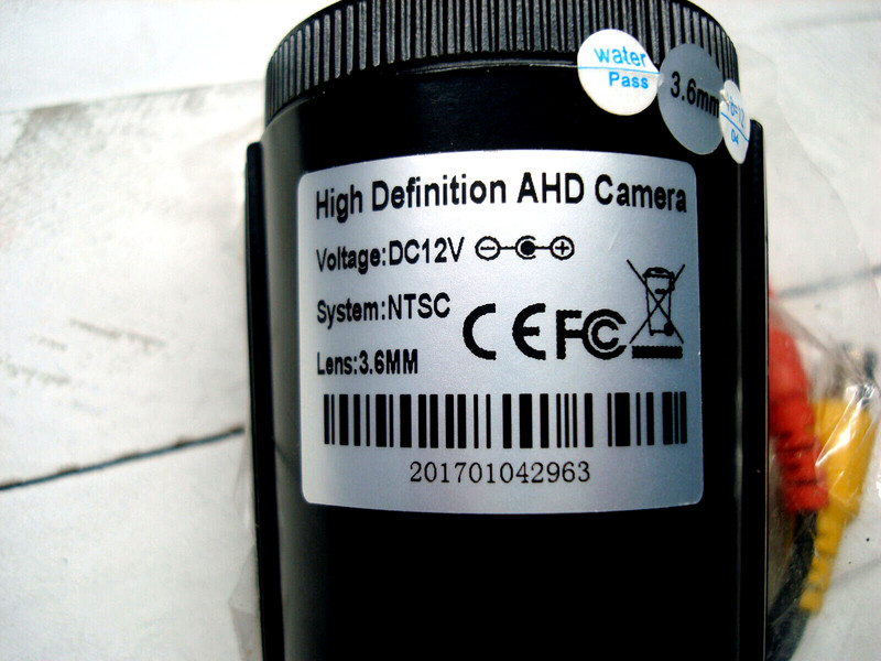 High Definition AHD Camera - 12 Volt DC Standard BNC Connection - 201701042963 gallery
