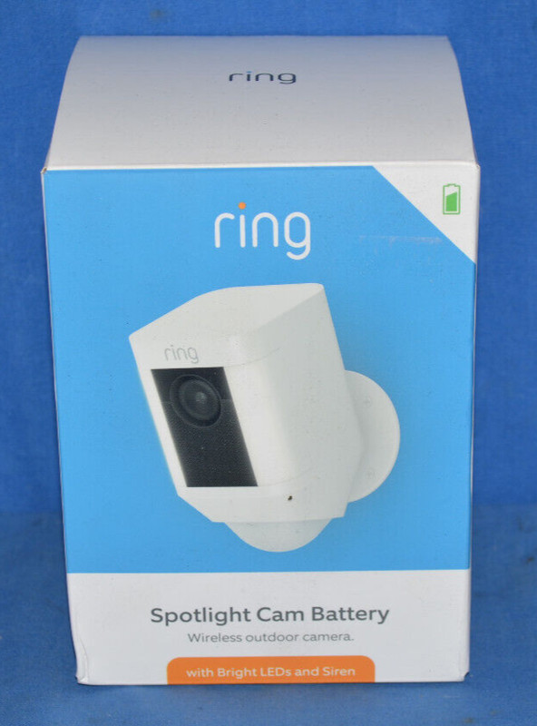 Ring Spotlight Cam Outdoor Battery Powered Security Camera
