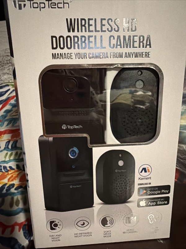 Top Tech” Wireless HD Doorbell Camera