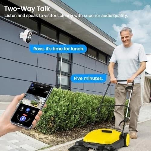 1080p Wireless Security Camera Ai Human Detect Night Vision Wifi gallery