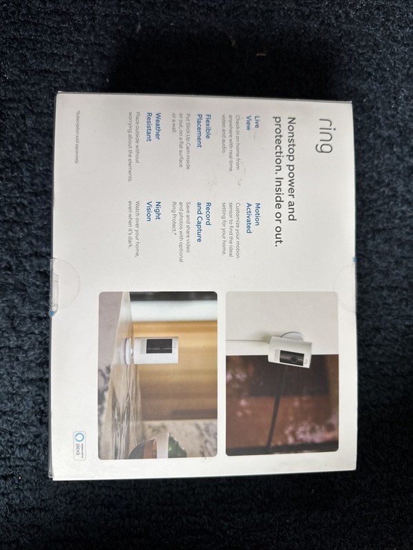 Ring - Stick Up Cam PRO Plug In Indoor/Outdoor Security Camera with 3D Motion gallery