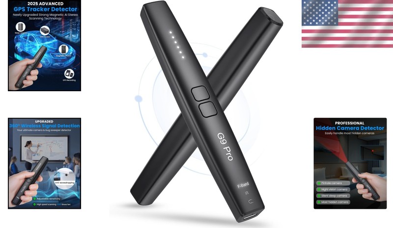 G9 Pro Camera Detector: Anti-Spy, GPS, Bug Finder - 72H Battery, 6 Levels gallery