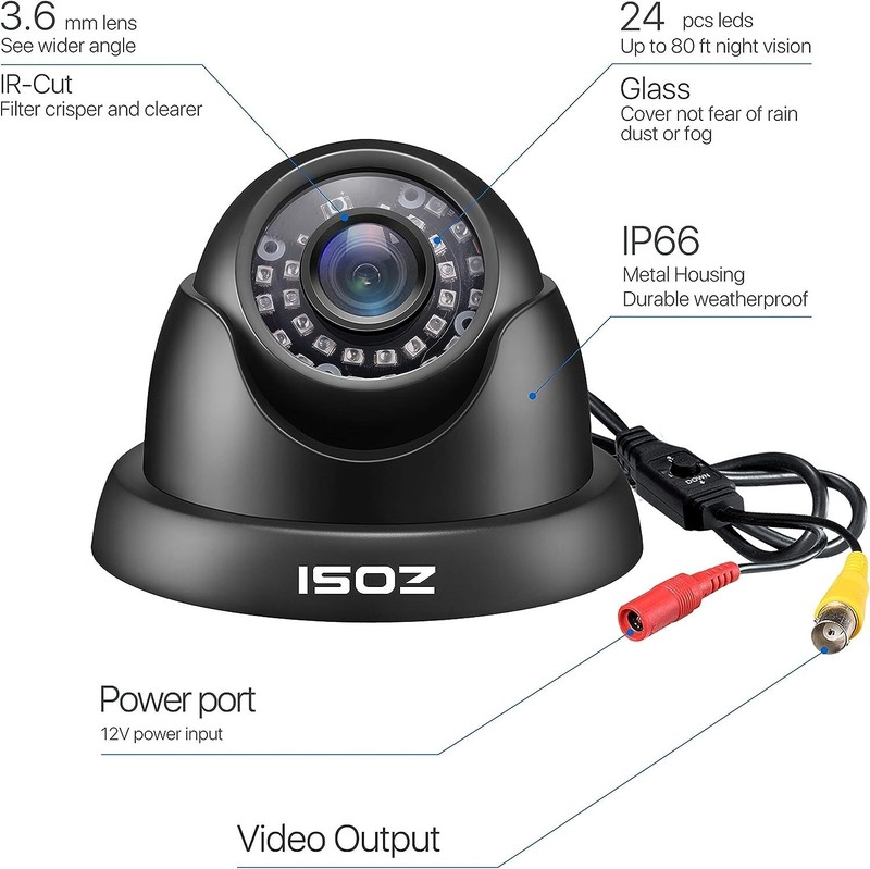 Camara de Seguridad Para Casas Vision Nocturna 1080p Camara Vigilancia Exterior gallery