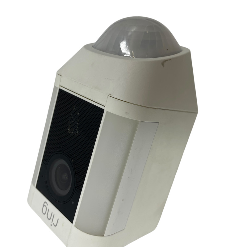 Ring Spotlight Cam Model 5AT3S8 Outdoor Camera White #U7894 AR gallery