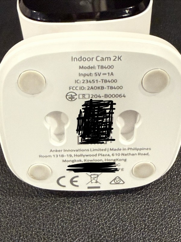 Eufy Indoor Cam 2K C120 (Model: T8400) with Power Cable & Mounting Hardware gallery