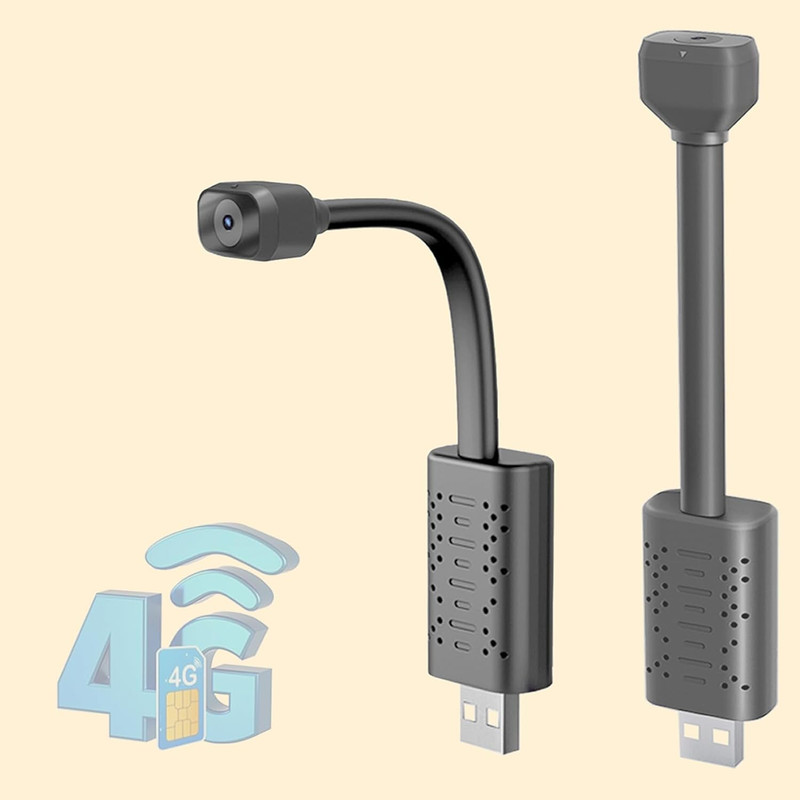 Cámara de Seguridad Mini 2K 4G LTE – No Necesita WiFi, Visión Nocturna y Detecci