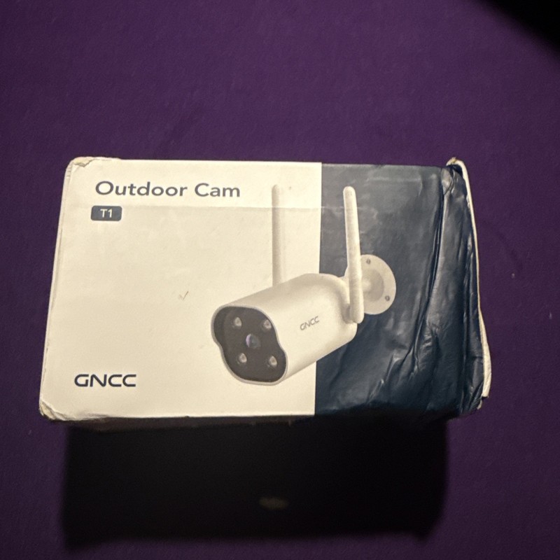 GNCC T1 Pro Outdoor Cam 2K Night Vision 3MP Wifi Security Camera