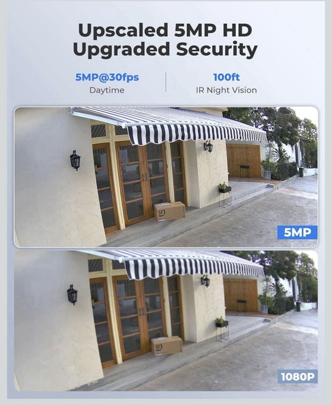 REOLINK 5MP Security PoE IP Camera, Person/Vehicle/Pet Detection, Time-Lapse gallery