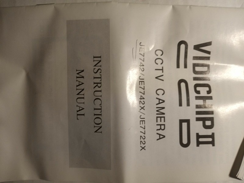 New JAVELIN CCTV CAMERA Vidichip 2 JE7742 gallery
