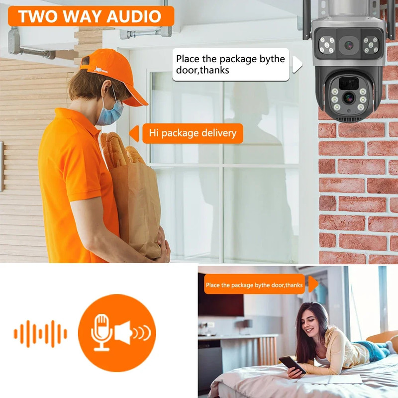 Camara De Seguridad Solar Inalambricas Para Exterior Con Vision Nocturna y Audio gallery