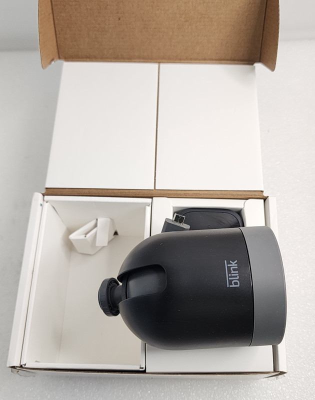 Blink Mini Pan-Tilt Rotating Indoor Plug-in Smart Security Camera, Open Box gallery