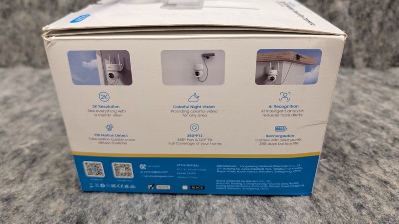 ieGeek Wireless Outdoor Solar Security Camera Home 2K WIFi Battery CCTV System gallery