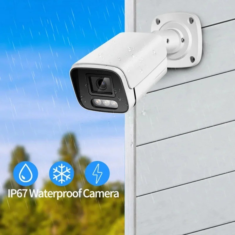 8MP 4K IP POE Security Camera Outdoor Waterproof Bullet Night Vision CCTV gallery
