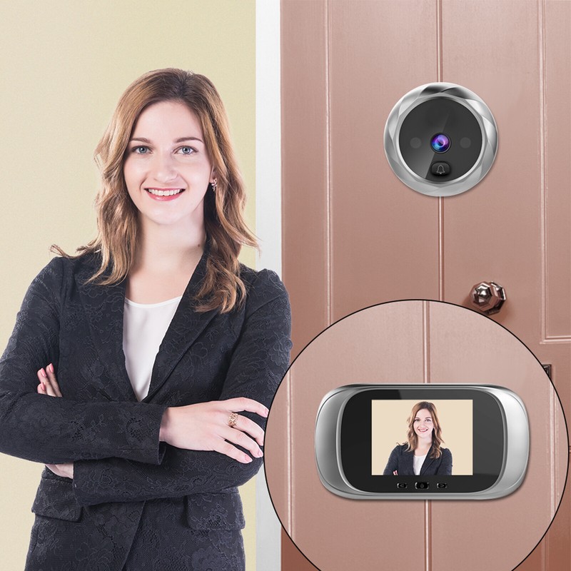 Digital Door Viewer Peephole Door Doorbell 2.8-inch LCD Screen Night T0Y9 gallery
