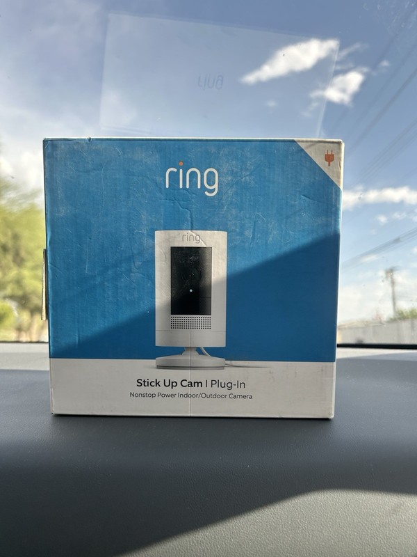 Ring Stick Up Cam Weather-Resistant for Indoor/Outdoor
