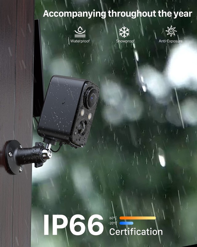 IHOXTX Security Cameras Wireless Outdoor Cameras for Home Security WiFi Camer... gallery