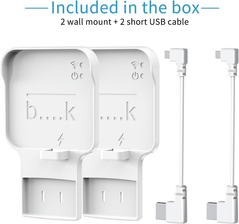 2-Pack Wall Mount for Blink Sync Module 2 - Quick Installation & Compact Design gallery