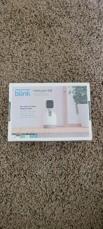 Blink - Mini Pan-Tilt Camera - Rotating indoor plug-in smart security camera,... gallery