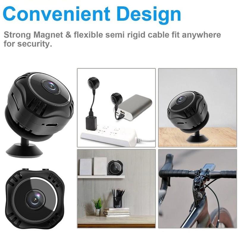 Mini Camara Oculta Espia De Seguridad WiFi 1080P Inalambrica Con Audio y Video gallery