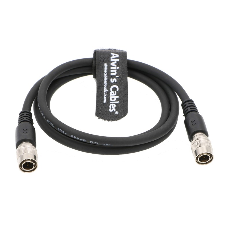 39 inch 4 Pin Hirose Male to Hirose 4 Pin Male Power Cable for Sound Mixers gallery