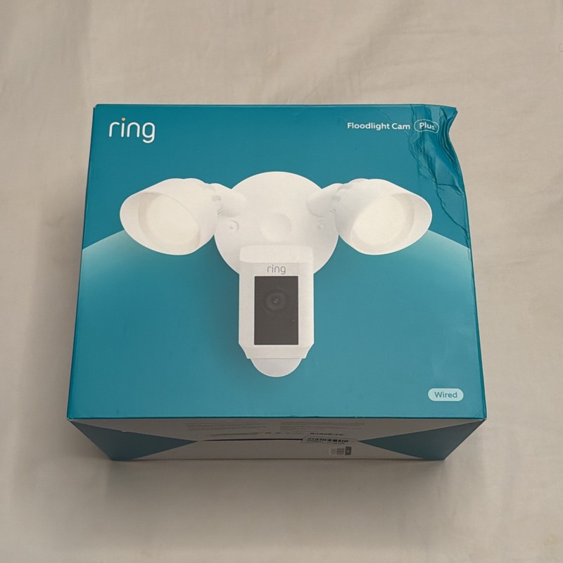 Ring Floodlight Cam Plus Surveillance Camera – White
