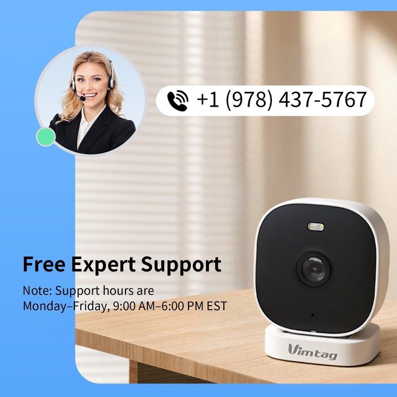 VIMTAG 2.5K Cameras for Home Security Outdoor/Indoor Color Night Vision Security gallery