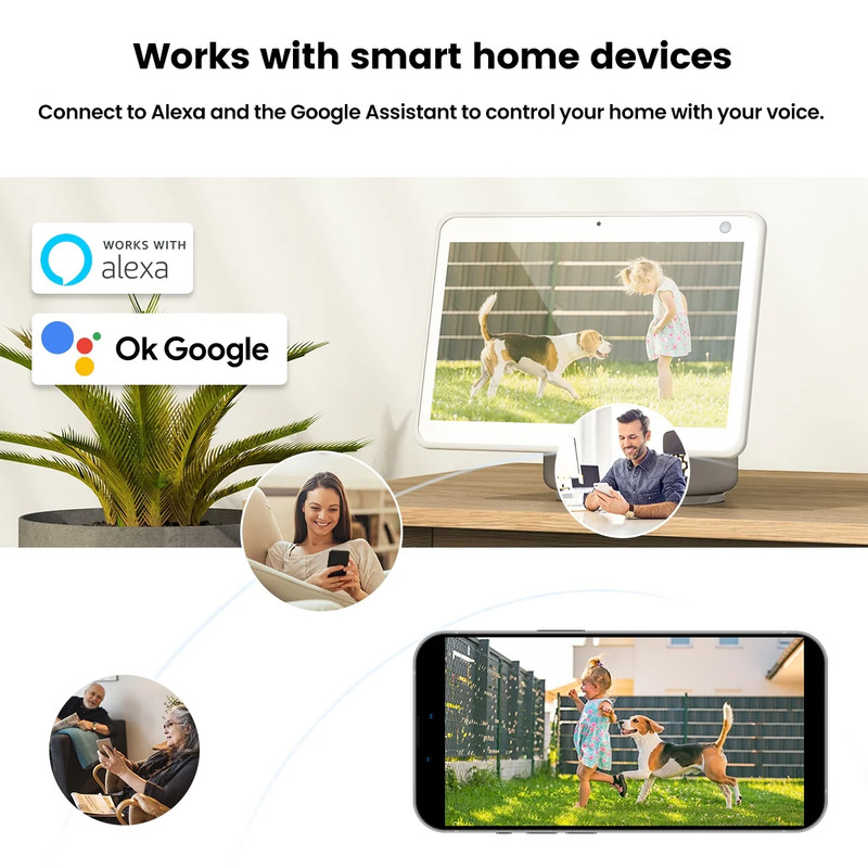 Solar Security Camera,5Mp Wireless Outdoor Cameras,360° Surveillance,Auto Tracki gallery