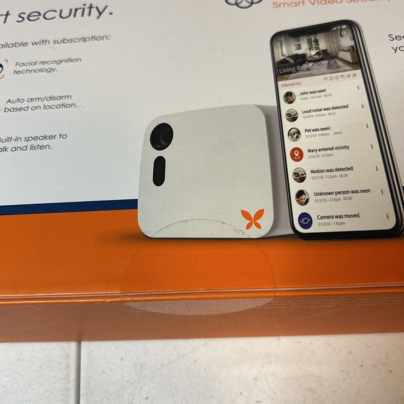 Ooma Butterfleye 1080p Wi-Fi Security Camera 3-Pack White - Brand New Sealed gallery