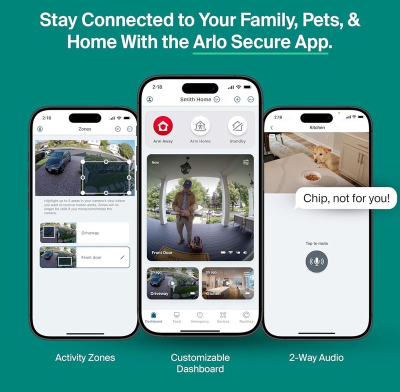 Arlo Essential Security Camera 2K (3rd Gen, Battery) – Wireless Outdoor/Indoor gallery