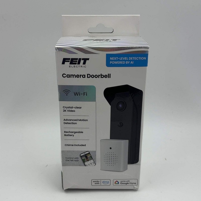Feit Camera Doorbell 2K Video Advanced Motion Detection