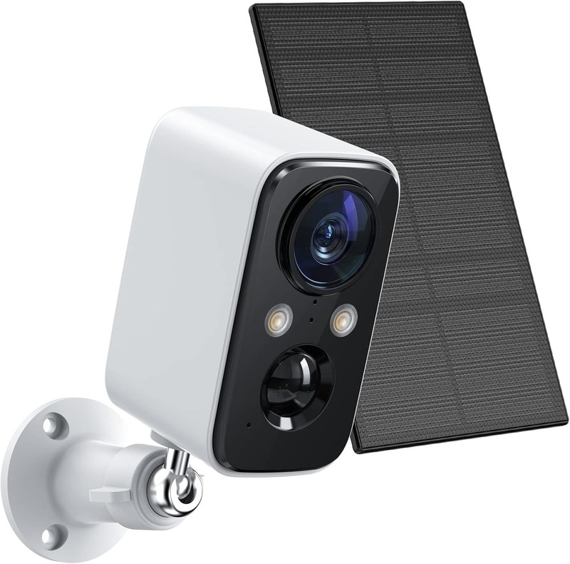 Multi-Functional Solar Security Camera with Sound & Light Alarms for Safety gallery