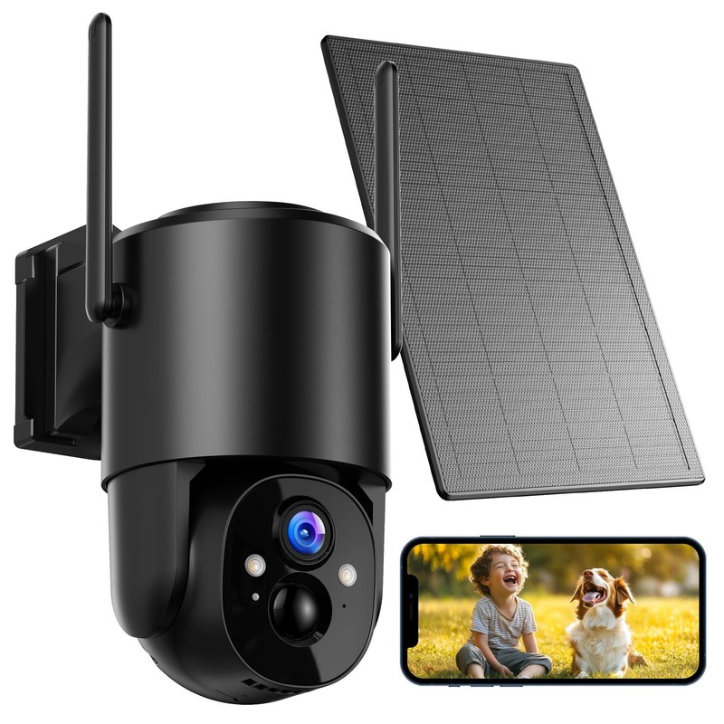 Security Cameras Wireless Outdoor Solar: Battery Cameras for Home Security Wi…