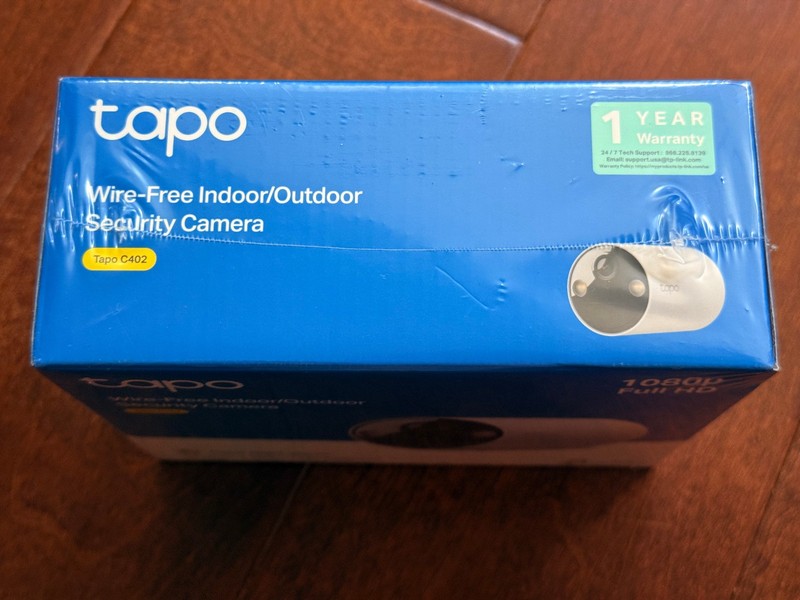 Tp-link Tapo C402 Wireless Outdoor Security Camera, 1080p, New Sealed gallery