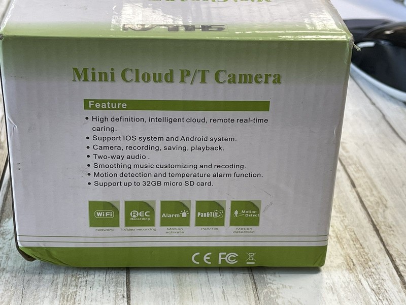 Home Security Camera, Baby Camera WiFi Camera for Pet/Nanny, Motion Alerts, 2 Wa gallery