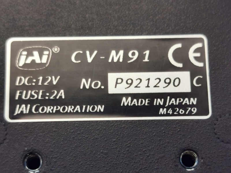 JAI CV-M91 3CCD RGB color industrial camera w/ Fujinon T16x5.5DA-R11 Used. gallery