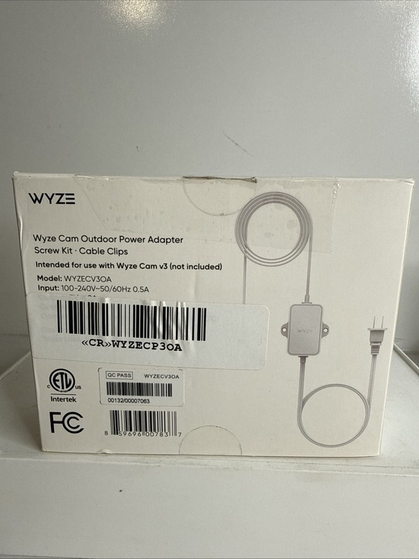 Wyze Cam V3 Outdoor Power Adapter gallery