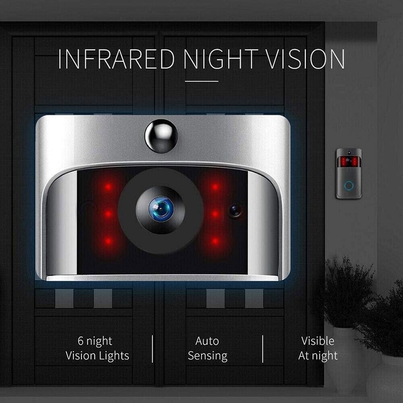 Wireless WiFi Smart Phone Door Ring Video Doorbell Intercom Security Camera Bell gallery