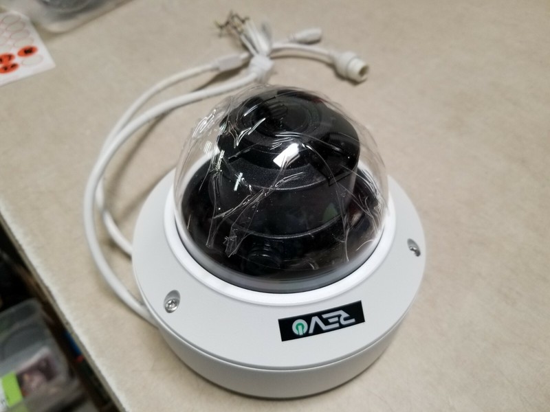 rev IPV4K212M 4K Vandal Dome Camera, 2.8-12mm, MTR, TDN, WDR, 98ft IR, SD Slot,
